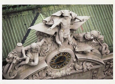 Wall Art Postcard with Grand Central Terminal Sculpture