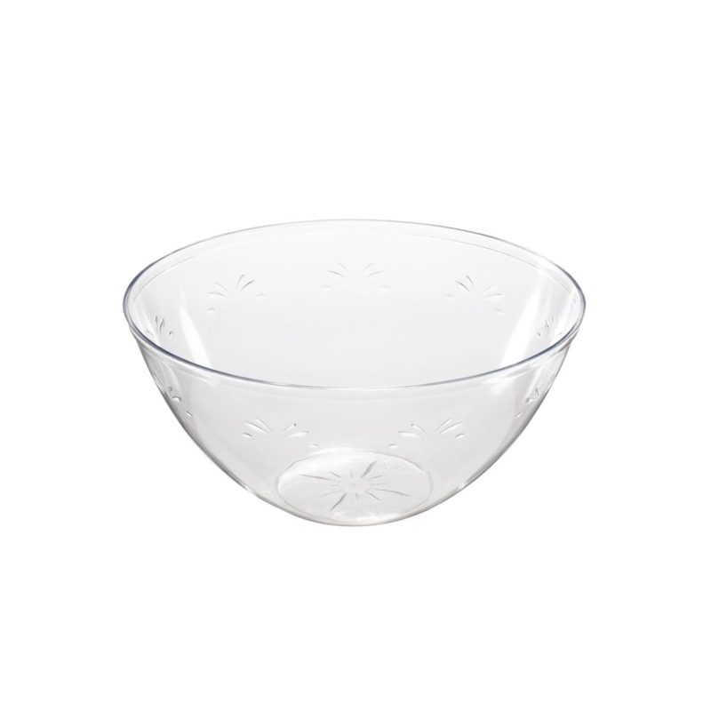 Wide Flared Rim Serving Bowl Tapered Base Round Modern Event Food