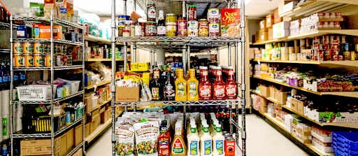 Wire Shelving with Open Design for Pantry Food Storage