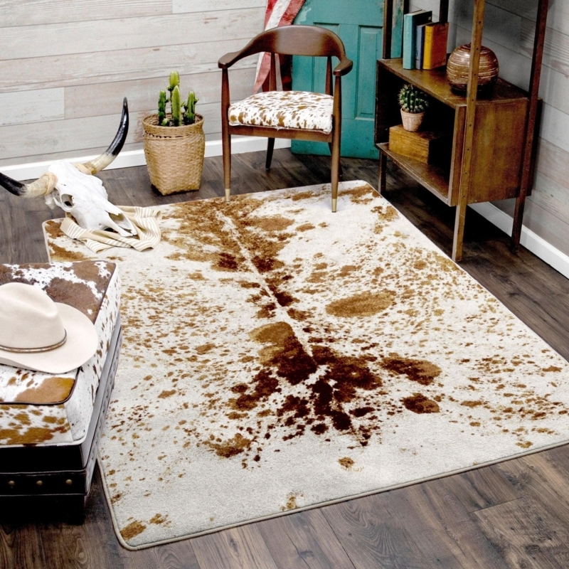 American Dakota Western Pioneer Longhorn Rug - Brindle 8' x 11'