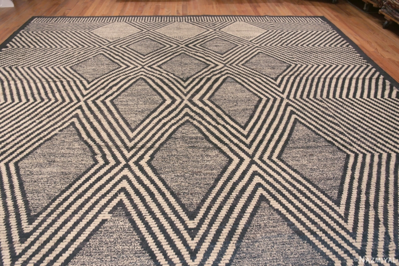 Area Rug Chevron Diamond Pattern Oversized Geometric Grey Floor Covering