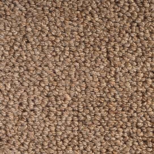 Area Rug: Chunky Nubby Loop Pile Texture in Beige Wool-Like Material
