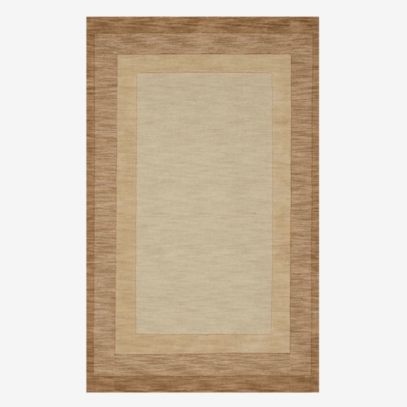 Area Rug Chunky Woven Texture High Low Pile Beige Neutral Home Decor
