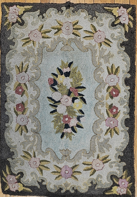 Area Rug Crimson Palette Persian Style Ornate Border Traditional