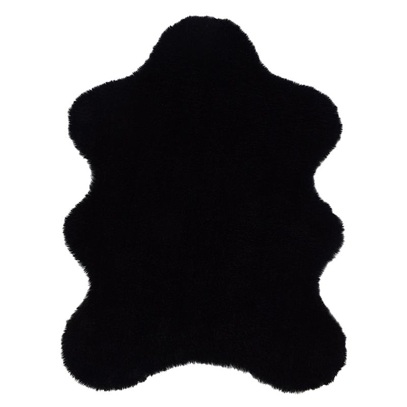 Area Rug Curly Faux Fur High Pile Shaggy Pile Rectangular Floor Covering
