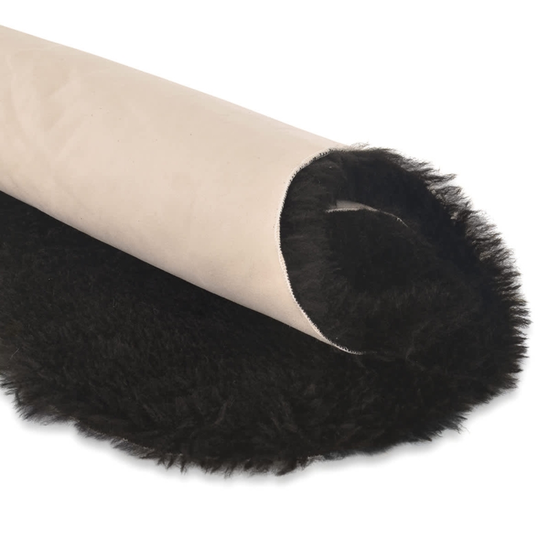 Area Rug Curly Texture Faux Fur Rectangular Rug