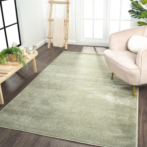 Area Rug Earthy Mottled Texture Low Pile Contemporary Minimalist
