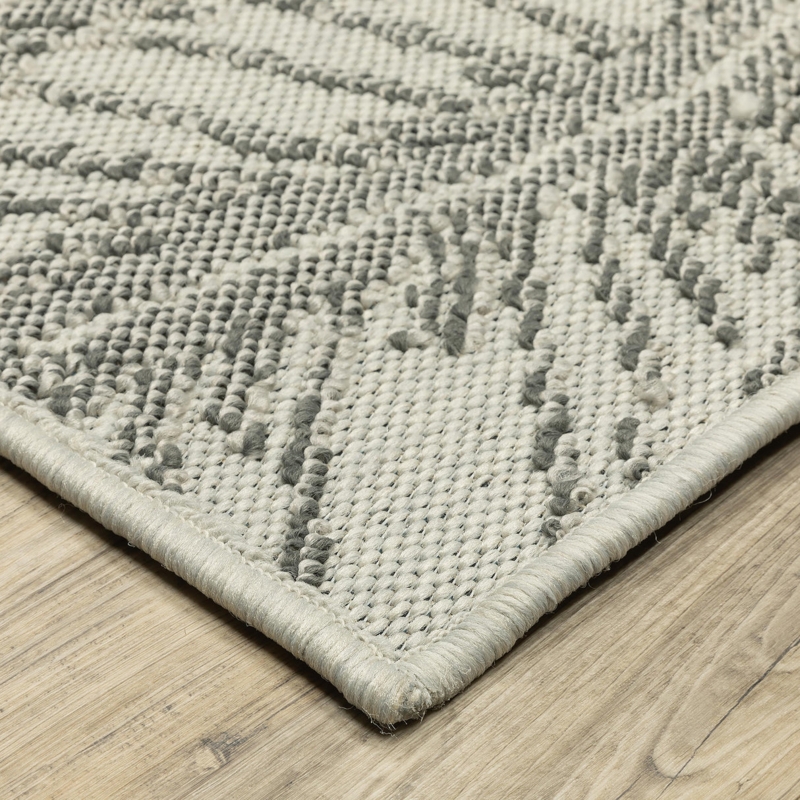 Area Rug Faded Geometric Beige Grey Contemporary Scandinavian Style