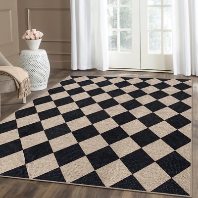 Area Rug: Flatweave Jute-Like Texture Neutral Earth Tones Entryway