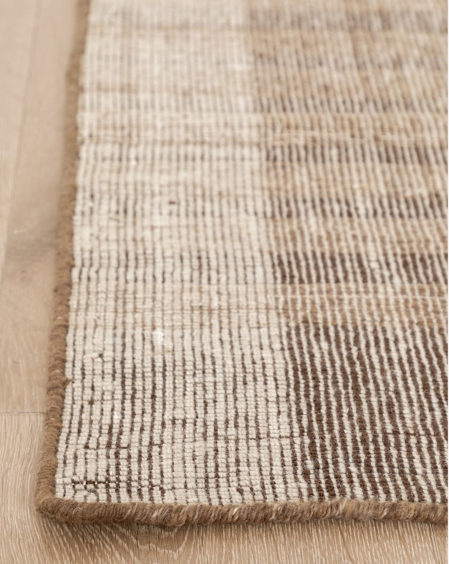 Area Rug Geometric Grid Pattern Cream Woven Modern Farmhouse
