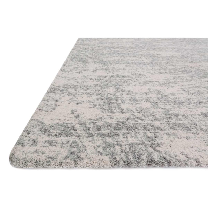 Area Rug Heathered Grey Microfiber Plush Grey Microfiber Rug