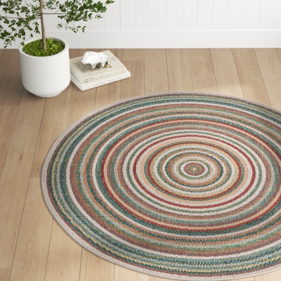 Area Rug Indoor Outdoor Multicolor Geometric Abstract Patio Vibe