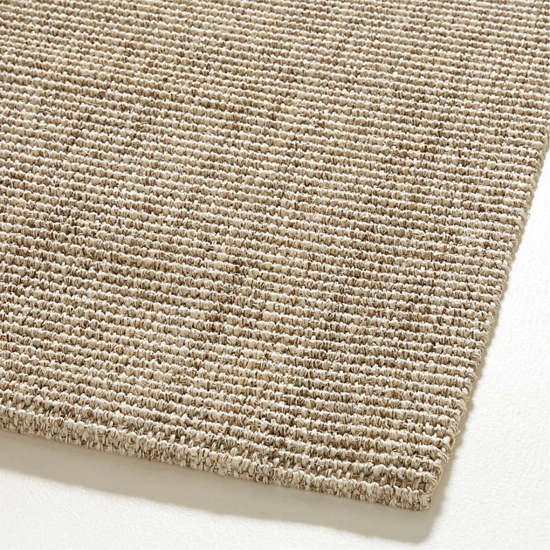 Area Rug, Large Braided Weave Sisal Blend, Organic Modern Decor