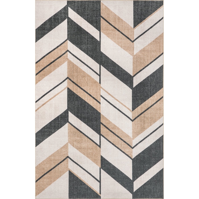 Area Rug Machine Washable Chevron Navy Scandinavian Living Room Ideas