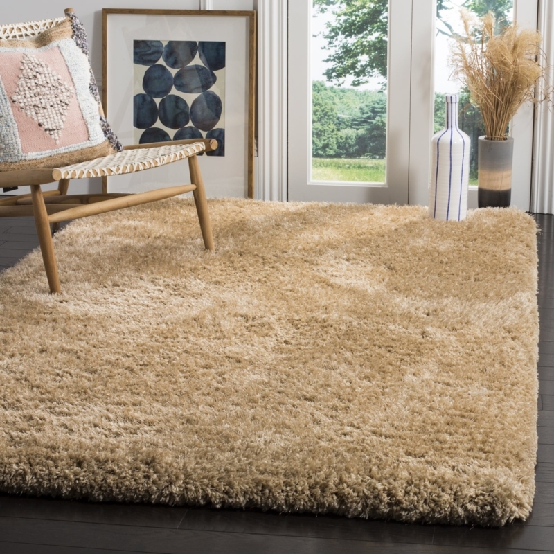 Area Rug Neutral Palette High Pile Neutral Shag Rug Living Room