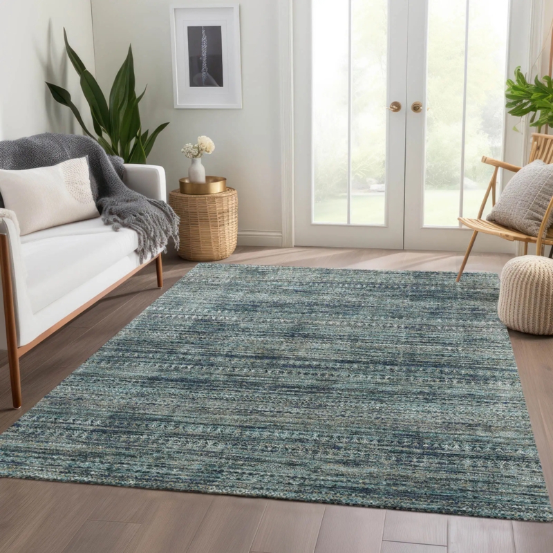 Area Rug Oversized Dimensions Weathered Abstract Pattern Contemporary