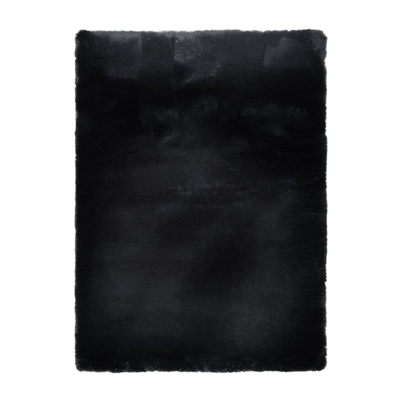 Area Rug Plush Surface Faux Fur Rectangular Bedroom Rug Styling