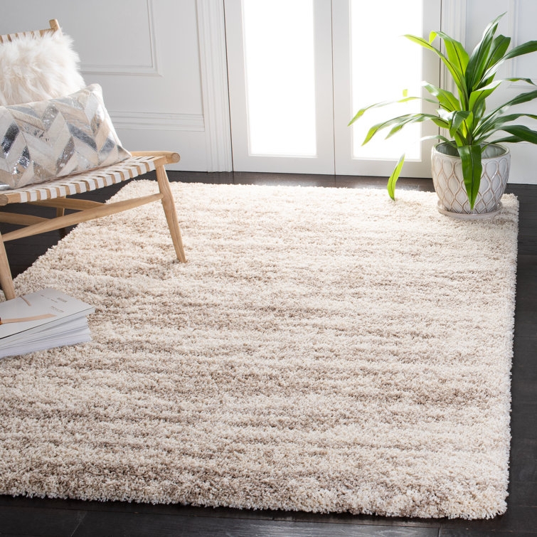 Area Rug Traditional Medallion Distressed Faded Finish Cream Base