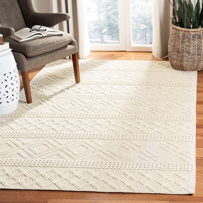 Area Rug Watercolor Abstract Pattern Ivory Gray Transitional Painterly