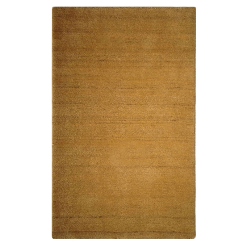 Area Rug Watercolor Texture Abstract Pattern Orange Low Pile Artistic