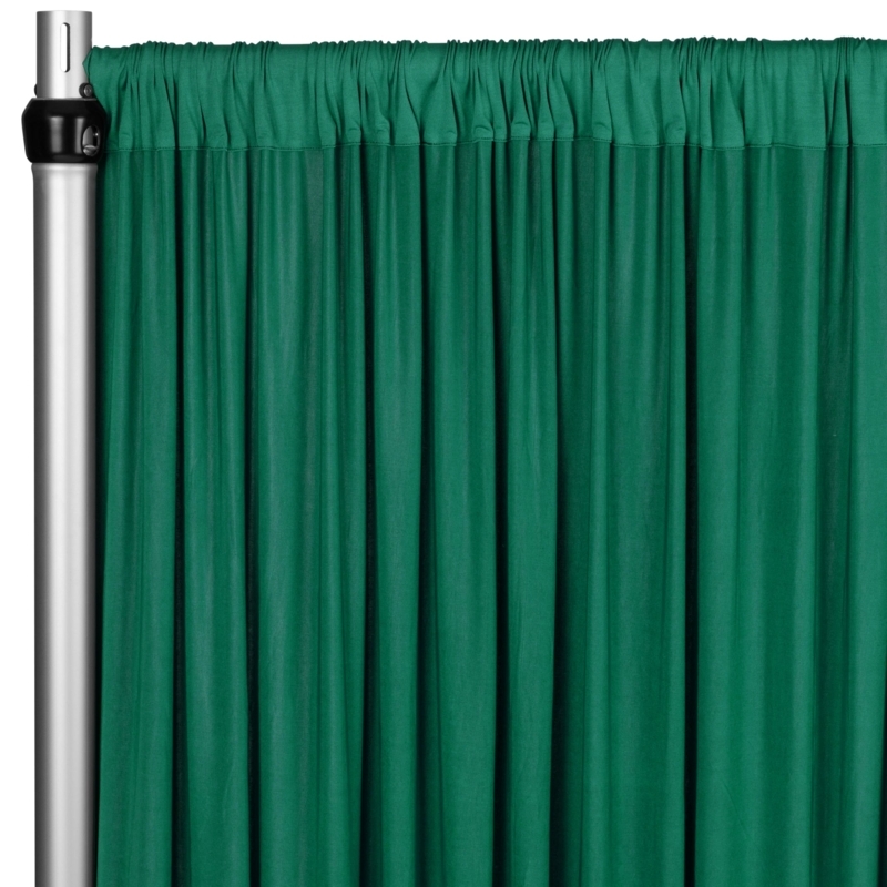Backdrop Curtain Emerald Green Spandex 4-Way Stretch Glam Event Decor