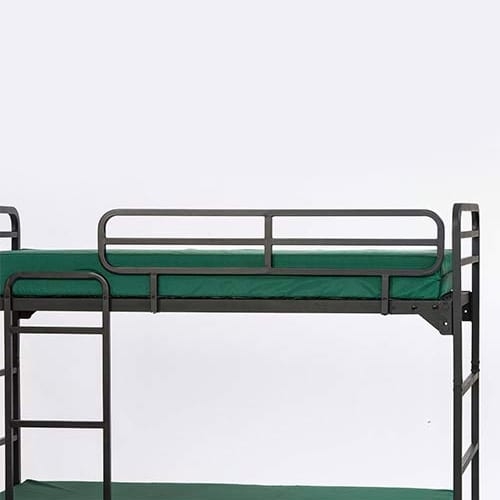 Bunk Bed Accessories Black Metal Safety Rail & Vertical Ladder