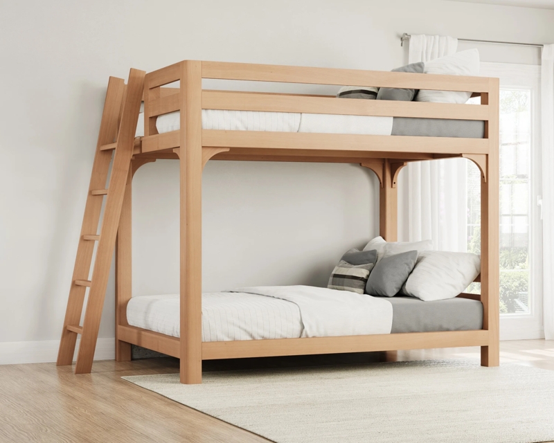 Bunk Bed Heavy Duty Adult Frame, Thick Posts, Platform Base