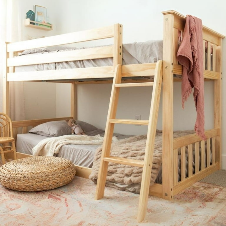 Bunk Bed Low Profile, Space Saving Design, Matte Finish