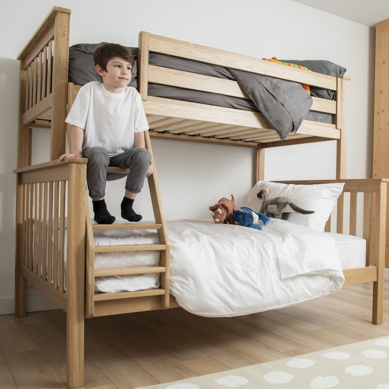 Bunk Bed Minimalist Slim Profile Rails, Low Profile Frame