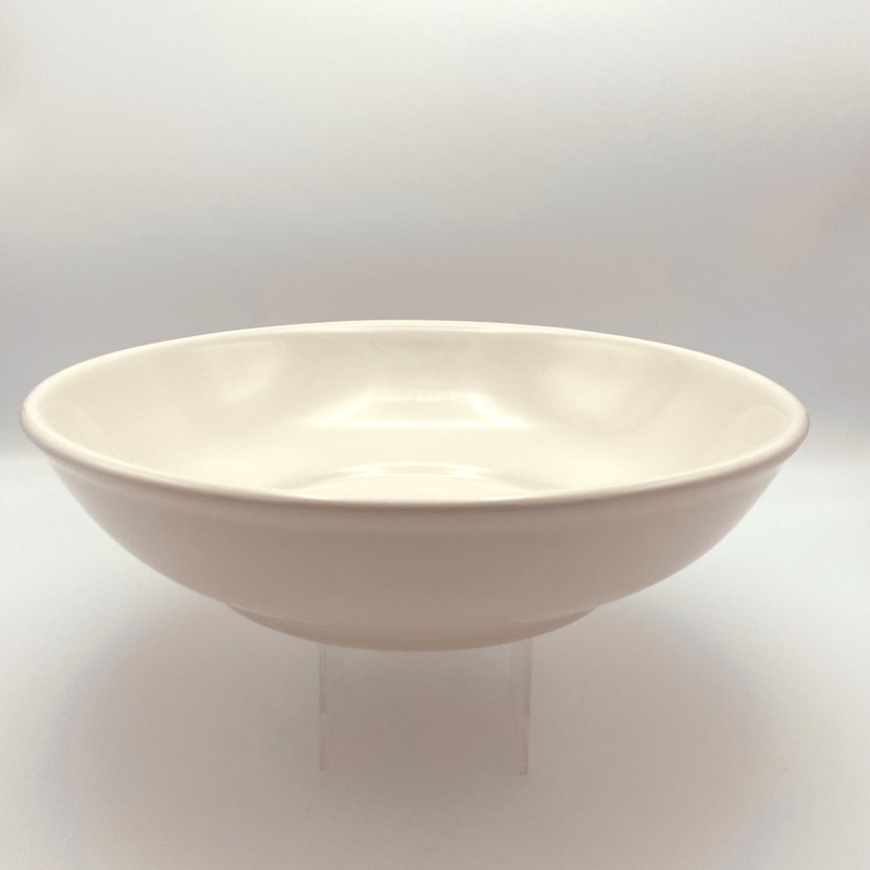 Ceramic Serving Bowl Matte Low Profile Rustic