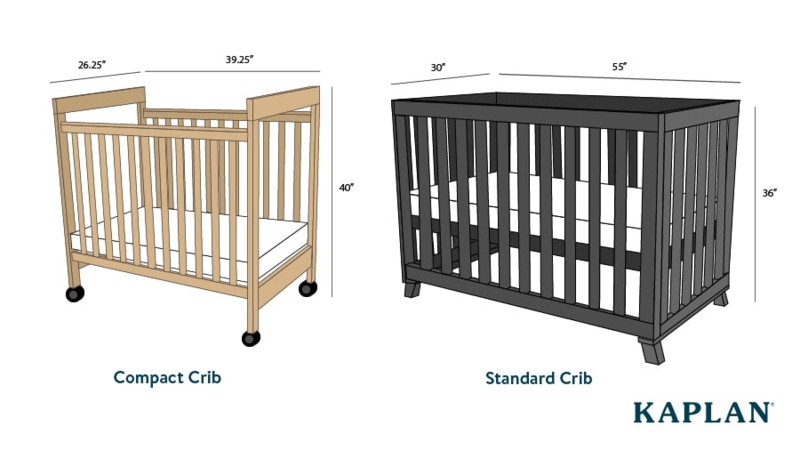 Commercial Childcare Cribs, Rolling Casters & Clear Panels