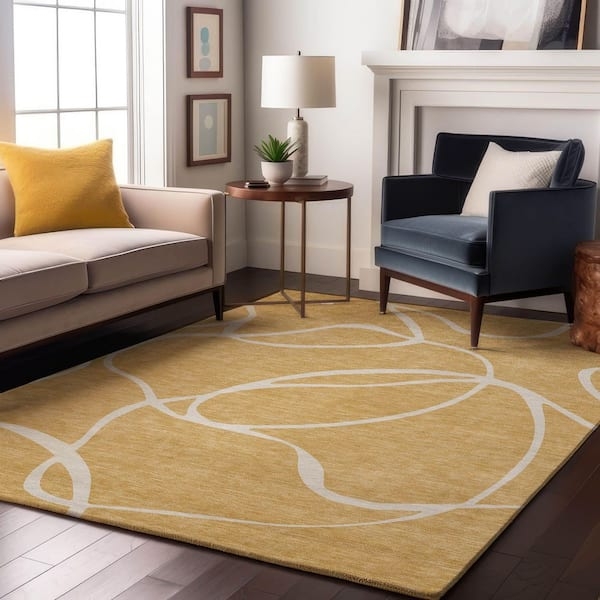 Contemporary Area Rug Abstract Gray Distressed Pattern Urban