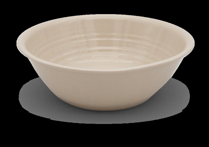 Cream Stoneware Serving Bowl featuring Subtle Speckled Pattern