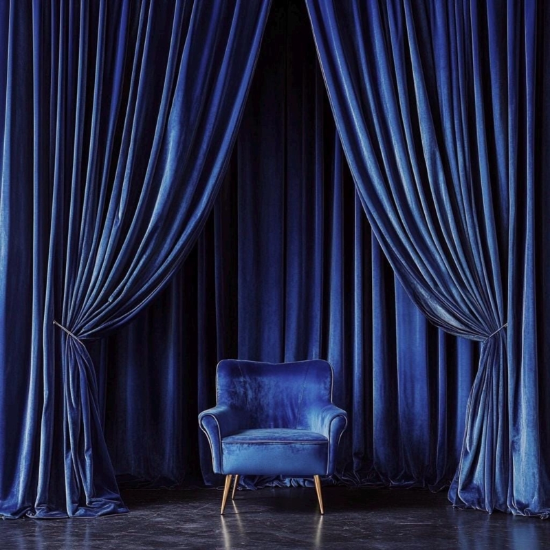 Curtains Extra Long Navy Velvet Floor To Ceiling Luxury Drapes