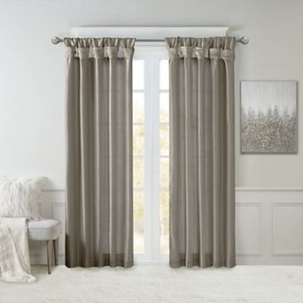 Curtains: Pewter Gray Lined Panels, Sophisticated Heavyweight Solid