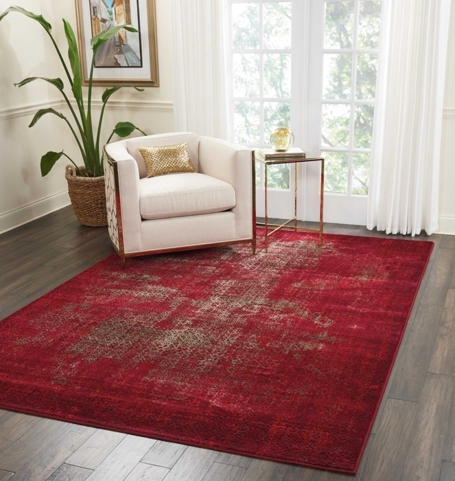 Distressed Floral Area Rug floral pattern living room