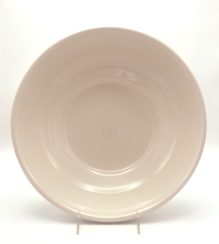 Extra Large Serving Bowl Matte White Shallow Profile