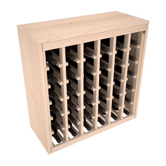 Freestanding Wine Rack Dark Espresso 36-Bottle Nine Tiers