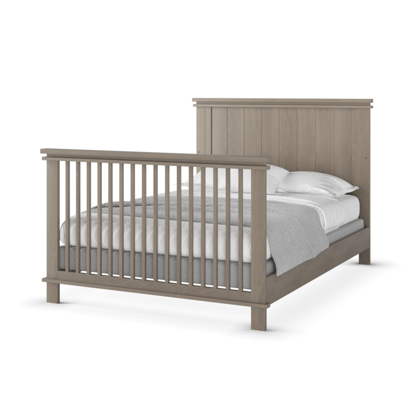 Full Bed Conversion, Slatted Headboard, Convertible Design