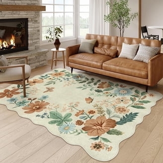 Fun Time Shape Nylon 51" Round Concentric 2 Area Rug in Multi-Color - 