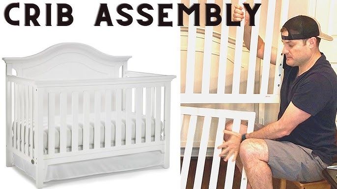 Grounded Traditional Nursery Crib in Dark Espresso with Slatted Sides