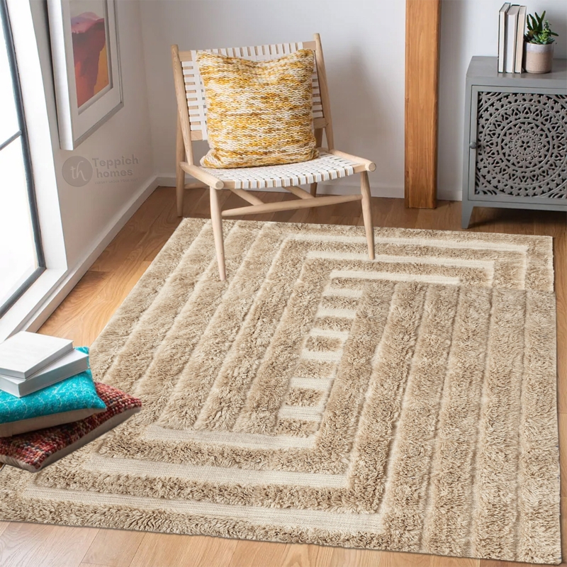 Hand woven rug, Rectangular wool carpet, 9x12, 10x14, Flat weave area rugs,  Hallway, Dining, Kids rooms