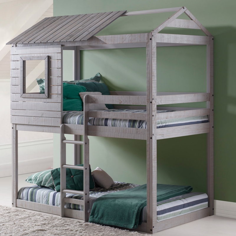 Harriet Bee Beadnell Twin over Twin Standard Bunk Bed by Harriet Bee &  Reviews | Wayfair