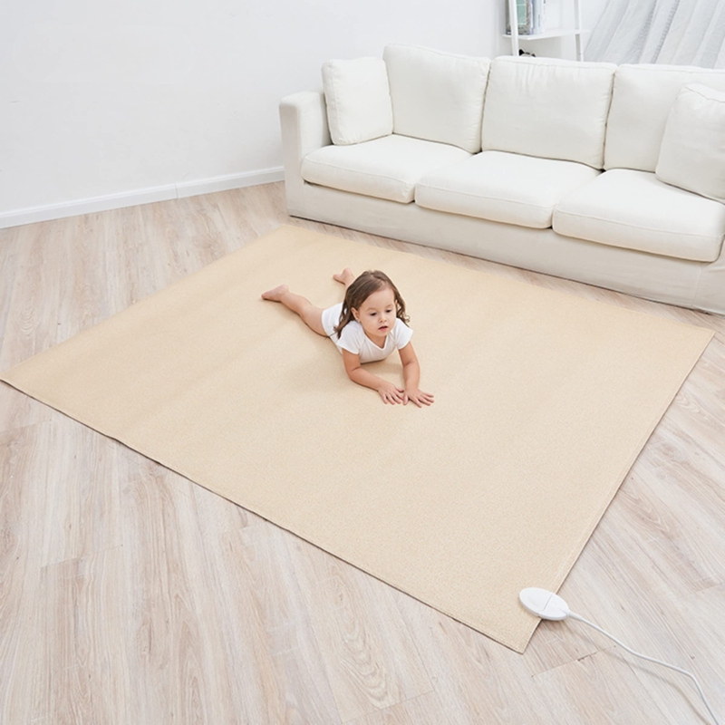 Heating Mat Quilted Surface Beige Large Format Electric Radiant Heat