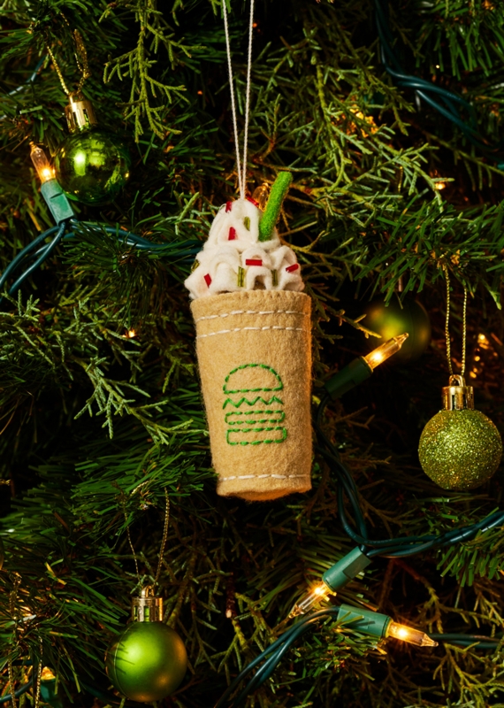 Holiday Ornament Miniature Food Replica Milkshake Shake Form Novelty