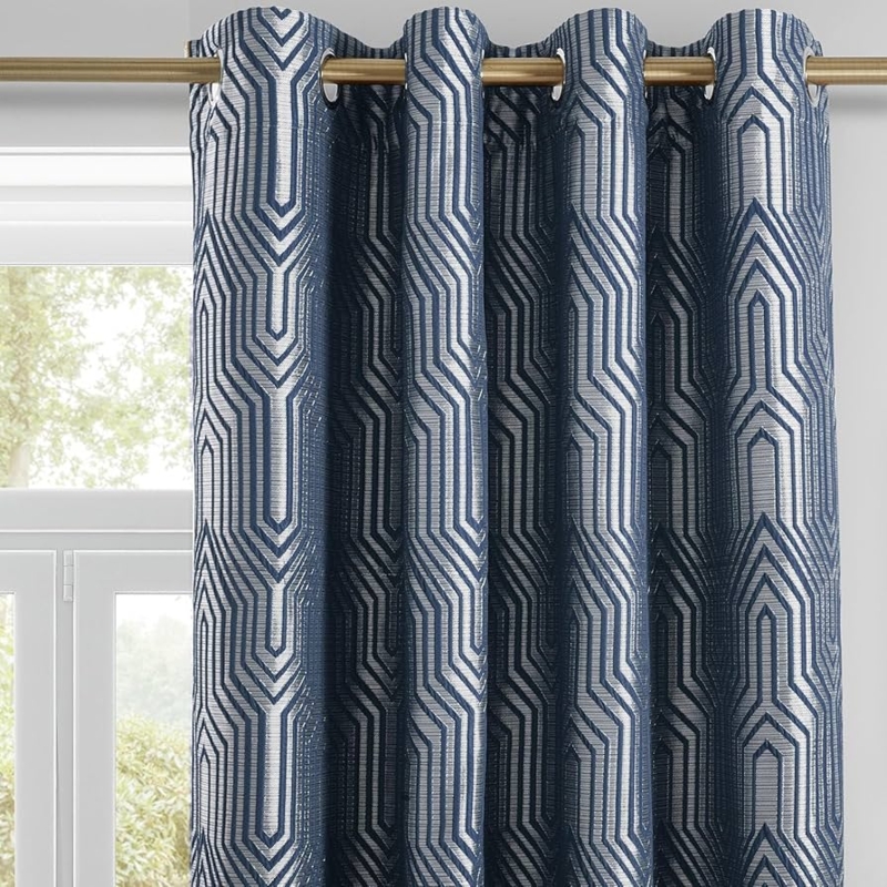 Geometric Curtains & Drapes