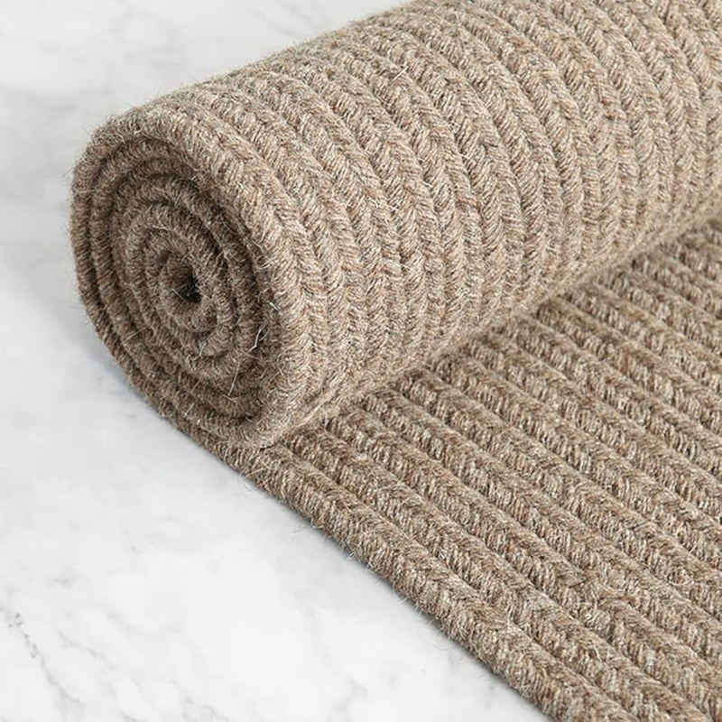 Ivory Shag Area Rug Geometric High-Low Pile Minimalist Cozy