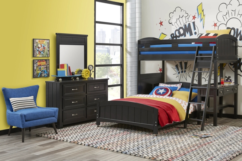 Kids Bunk Bed with Desk Underneath (and drawers) | Rooms to Go