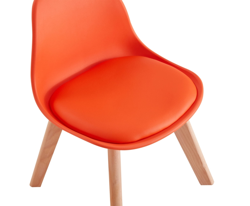 Kids Chair Set Colorful Curved Back Padded Seat Classroom