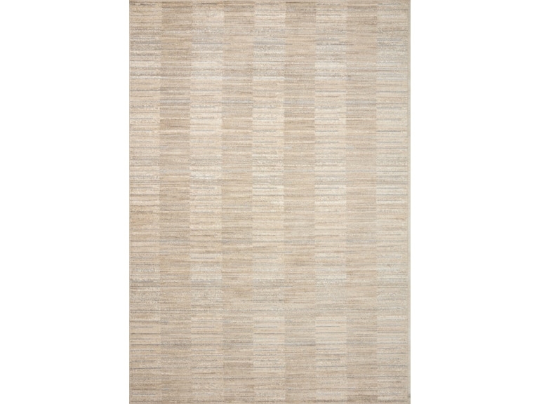 Large Area Rug: Distressed Oriental Pattern, Cream and Pebble Grey